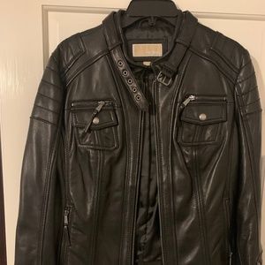 Michael Kors Black Lambskin Jacket